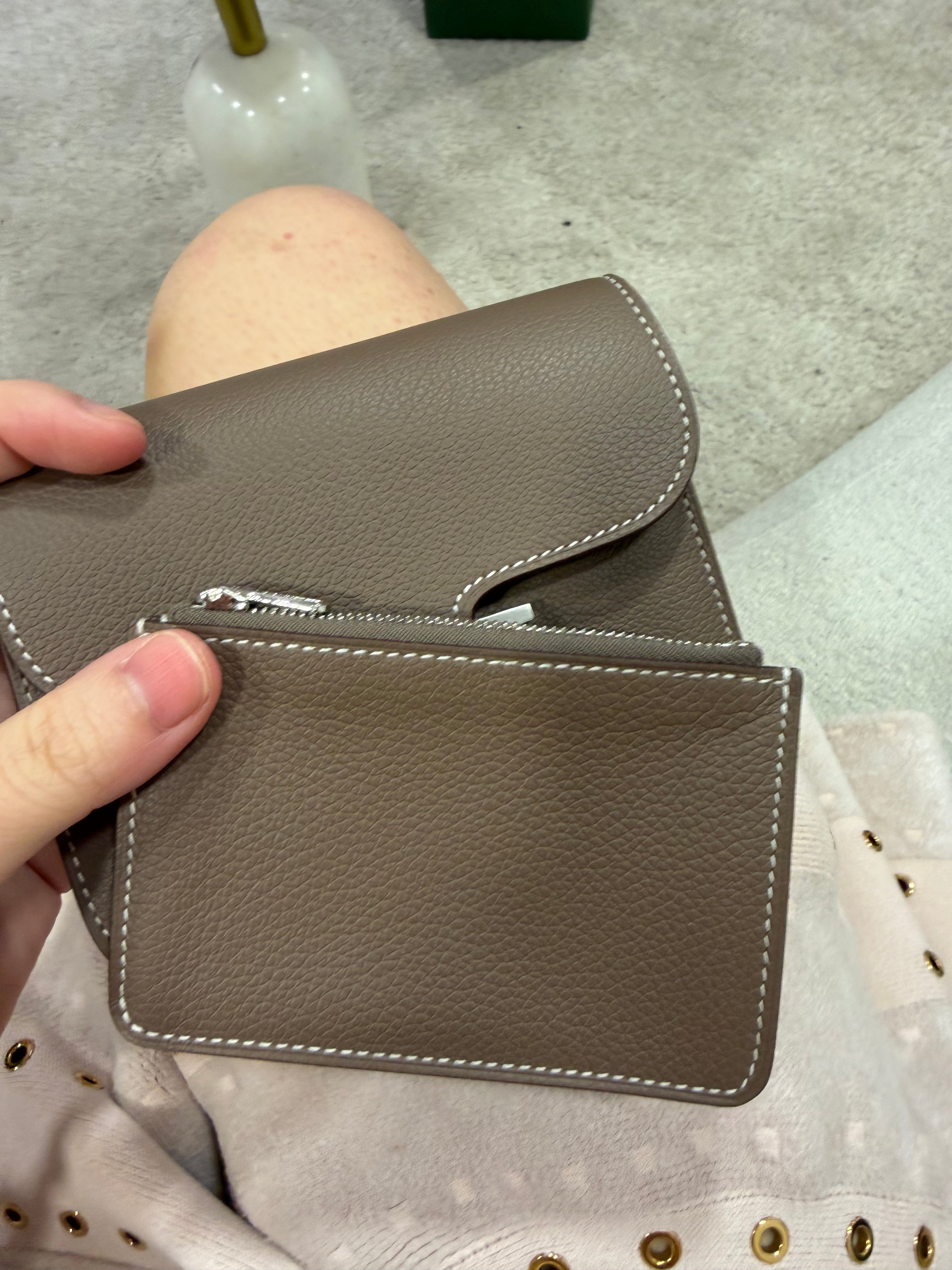 Hermes Constance slim etoupe