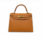 Hermès Kelly 28 Natural Sable in Butler Leather with Gold Hardware