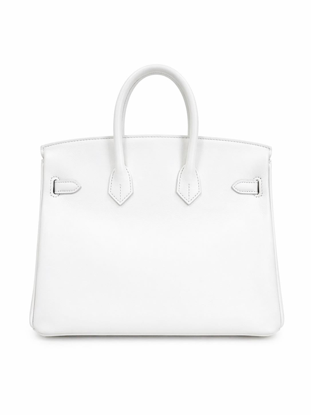 Hermès Birkin 25 in Pure White Swift Leather with Palladium Hardware