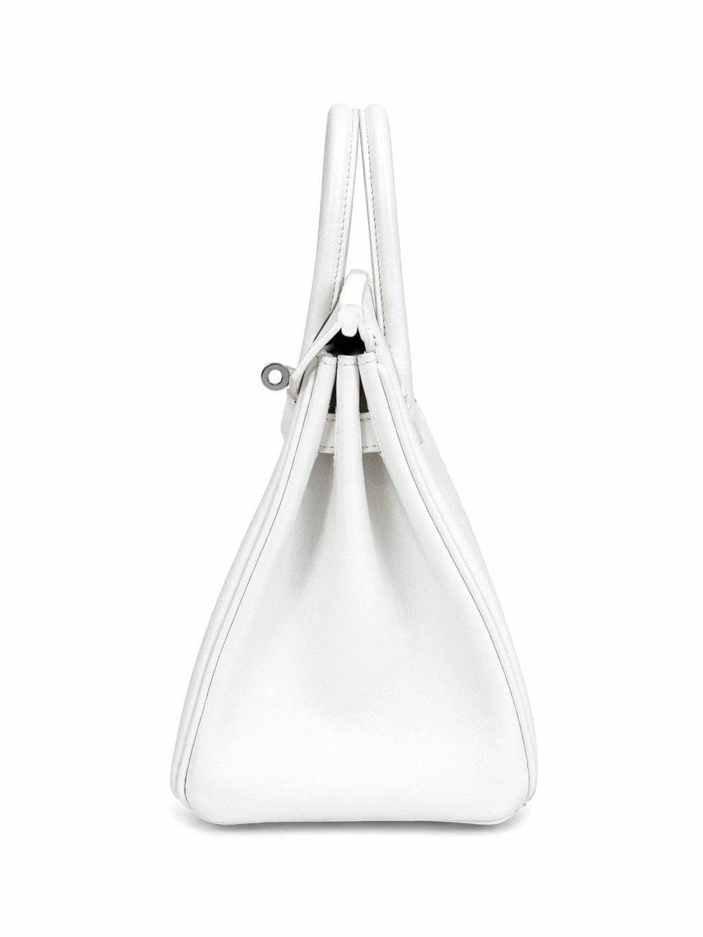 Hermès Birkin 25 in Pure White Swift Leather with Palladium Hardware