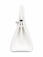 Hermès Birkin 25 in Pure White Swift Leather with Palladium Hardware