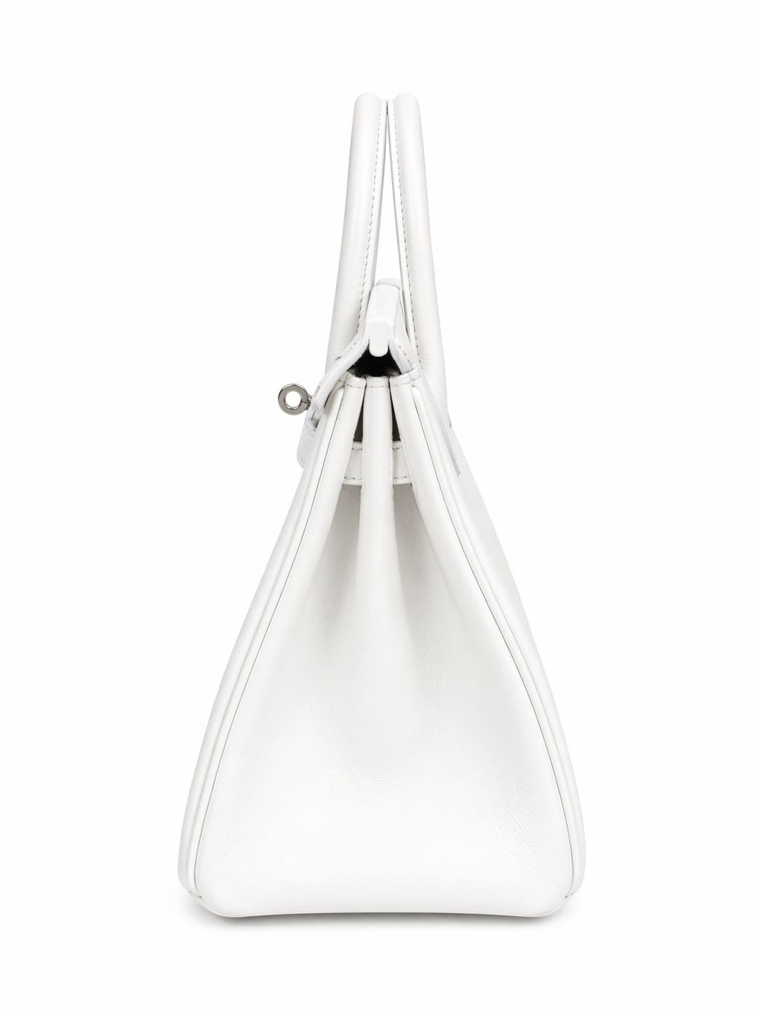 Hermès Birkin 25 in Pure White Swift Leather with Palladium Hardware
