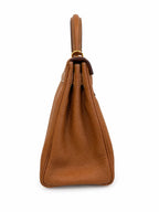 Hermès Kelly 28 in Gold Togo Leather with Gold Hardware