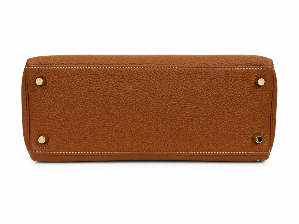 Hermès Kelly 28 in Gold Togo Leather with Gold Hardware