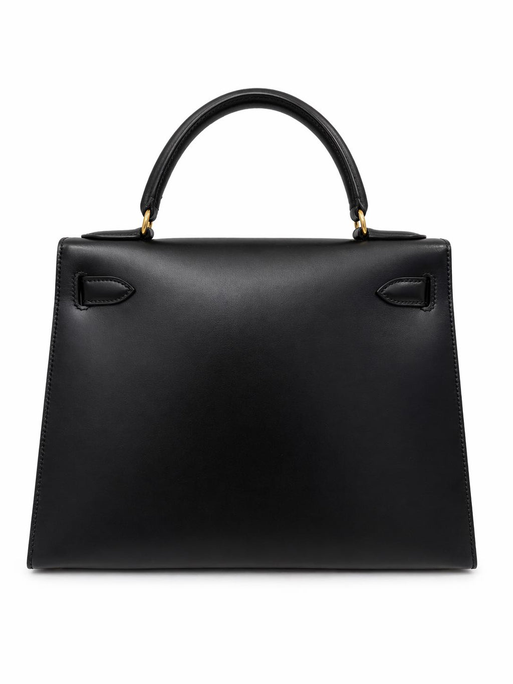 Hermès Kelly 28 in Black Box Leather with Gold Hardware