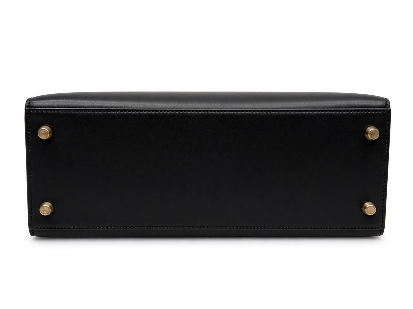 Hermès Kelly 28 in Black Box Leather with Gold Hardware