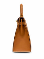 Hermès Kelly 28 Natural Sable in Butler Leather with Gold Hardware