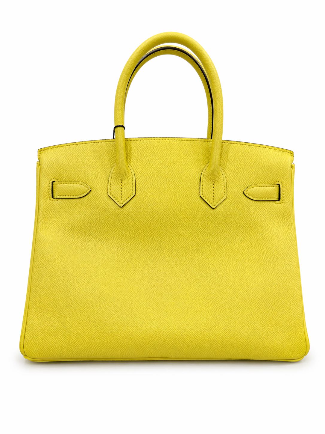 Hermès Birkin 30 in Lime Yellow Epsom Leather with Gold Hardware