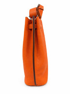 Hermès So Kelly 22 Orange in Togo Leather with Palladium Hardware