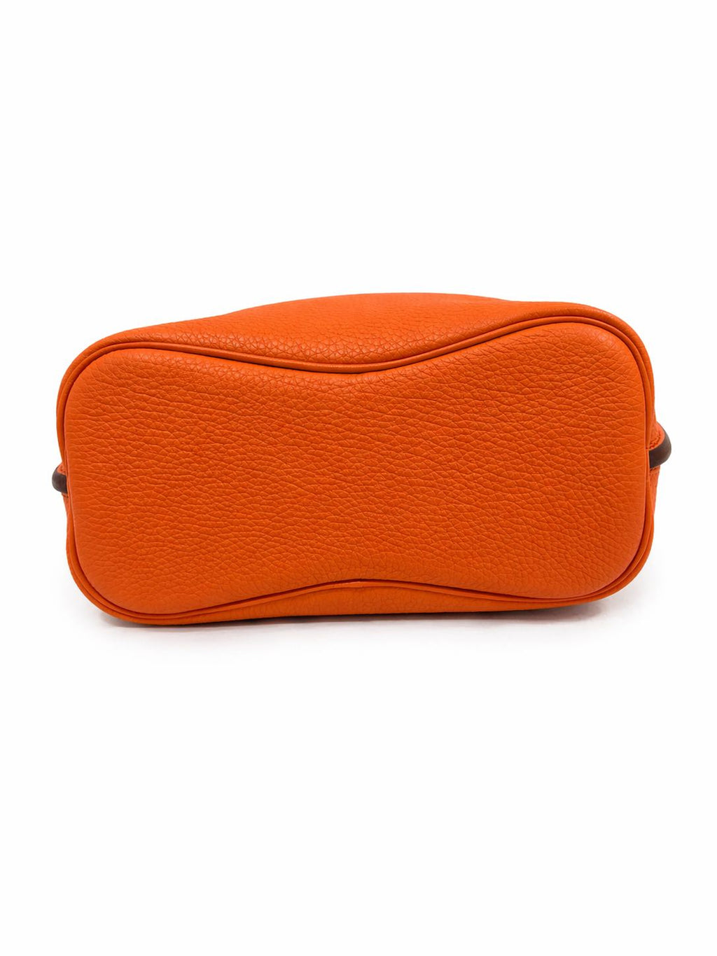 Hermès So Kelly 22 Orange in Togo Leather with Palladium Hardware