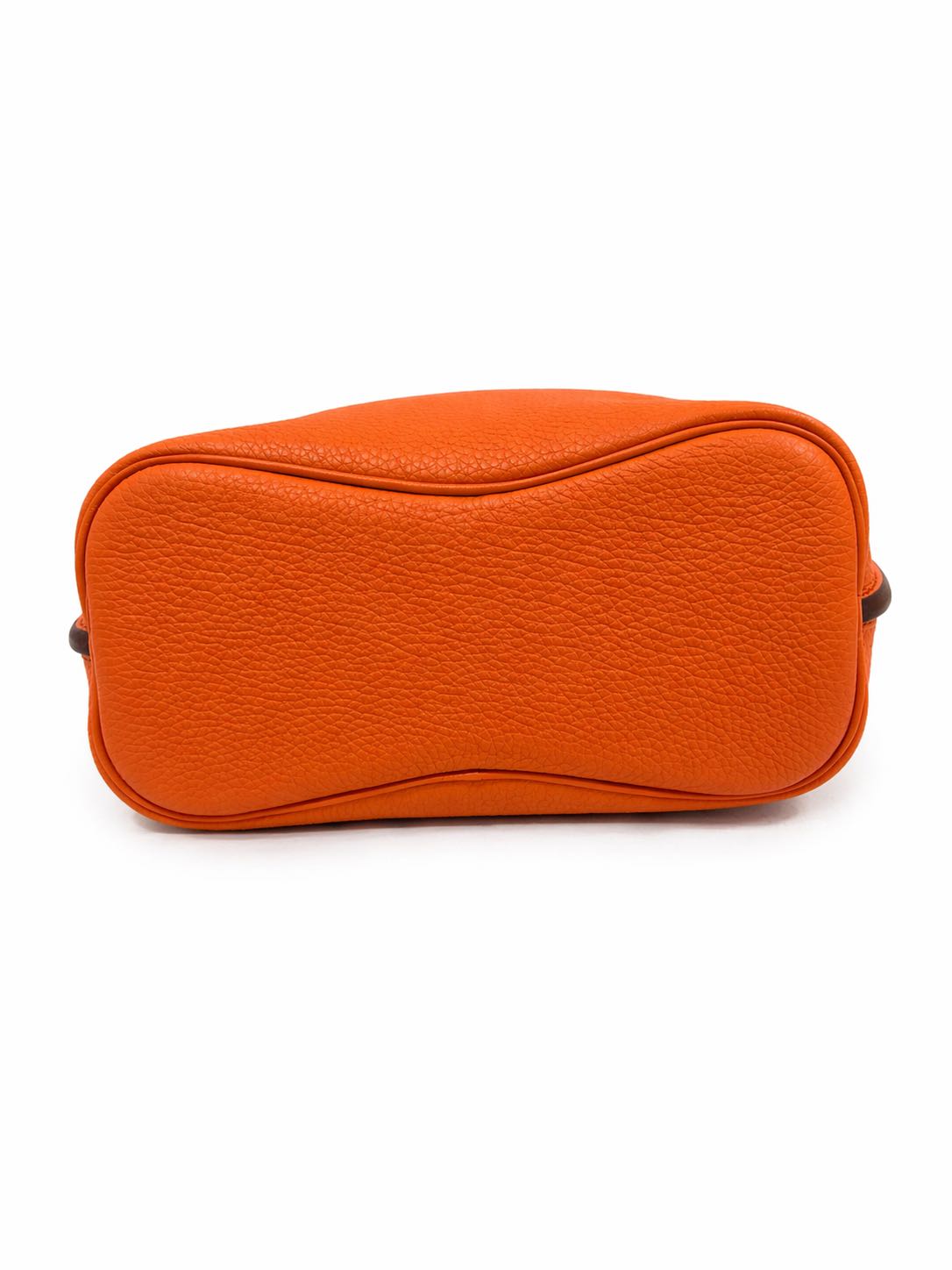 Hermès So Kelly 22 Orange in Togo Leather with Palladium Hardware