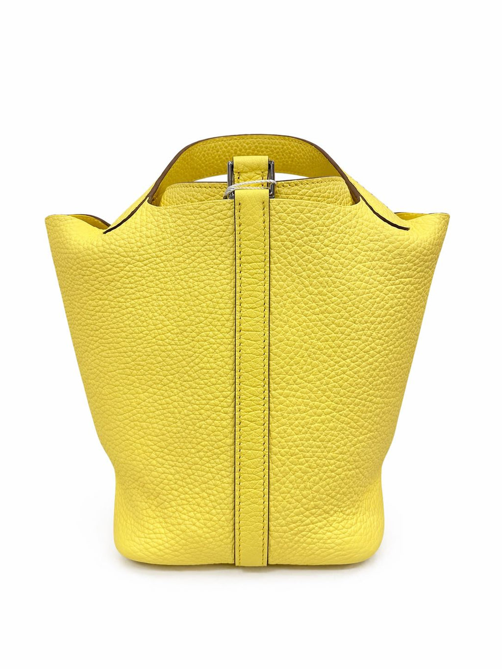 Hermes Picotin 18 in Lime Clemence Leather with Palladium Hardware