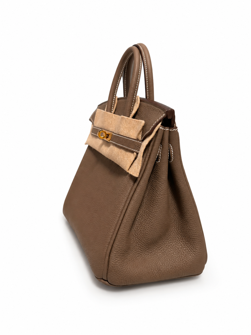 Hermès Birkin 25 in Etoupe Togo Leather with Gold Hardware
