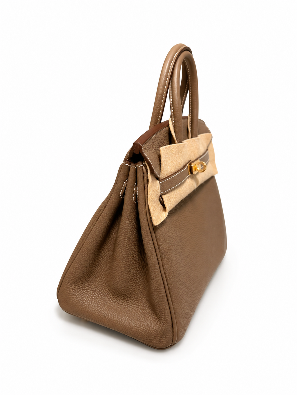 Hermès Birkin 25 in Etoupe Togo Leather with Gold Hardware