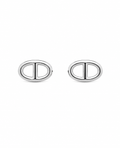 Hermès Chaine d'ancre earrings silver small model