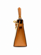 Hermès Mini Kelly 20 HSS bag in Craie + Gold and Gold Hardwares