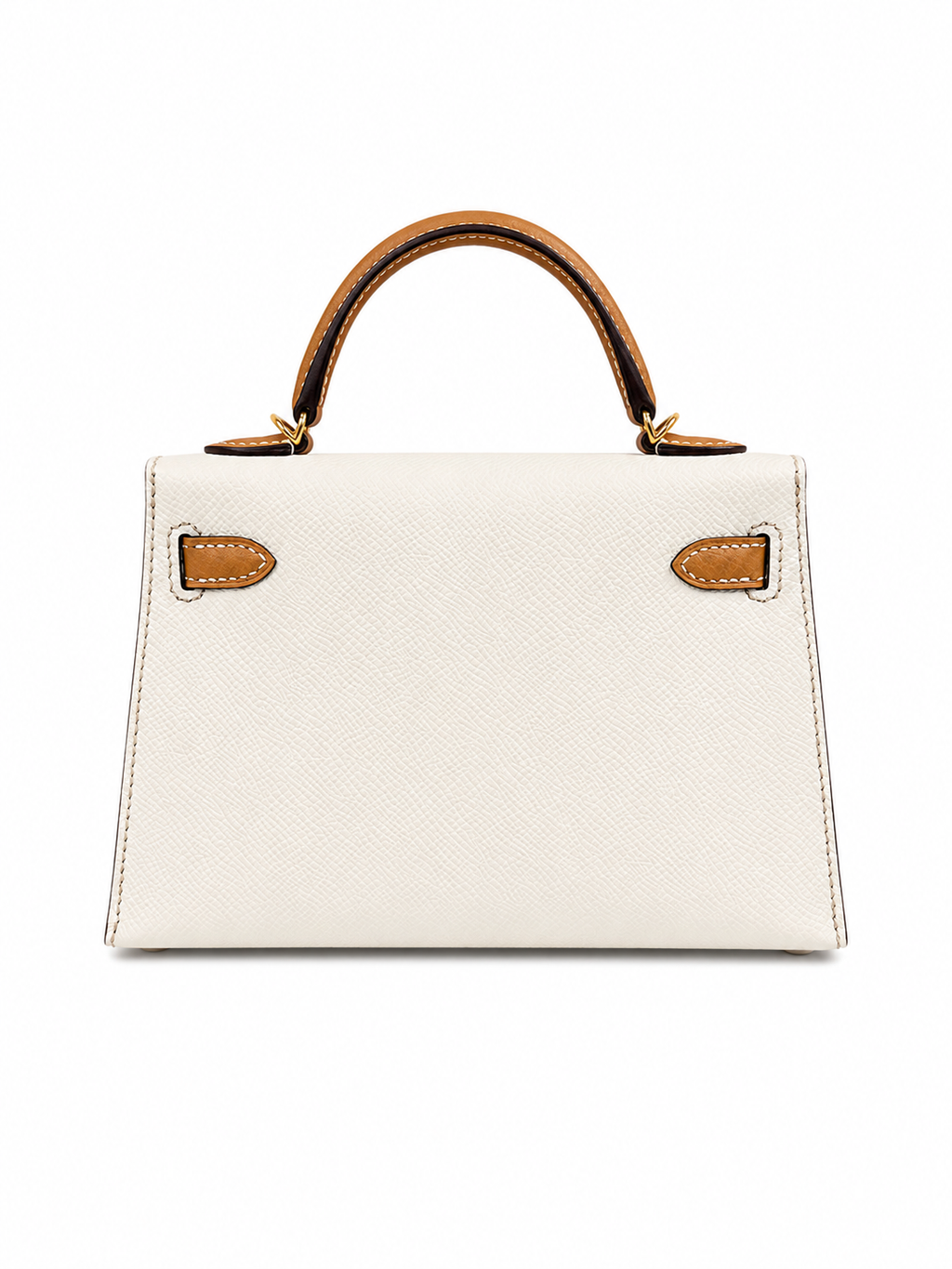 Hermès Mini Kelly 20 HSS bag in Craie + Gold and Gold Hardwares
