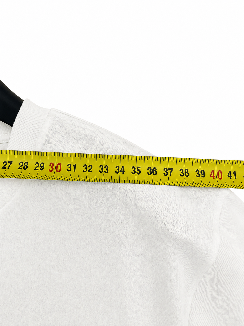 Celine White Cropped T-Shirt in cotton jersey with a black printed logo.