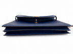 Hermès  Kelly Depeche Briefcase 38 Epsom in dual Blue colour with Gold Hardware