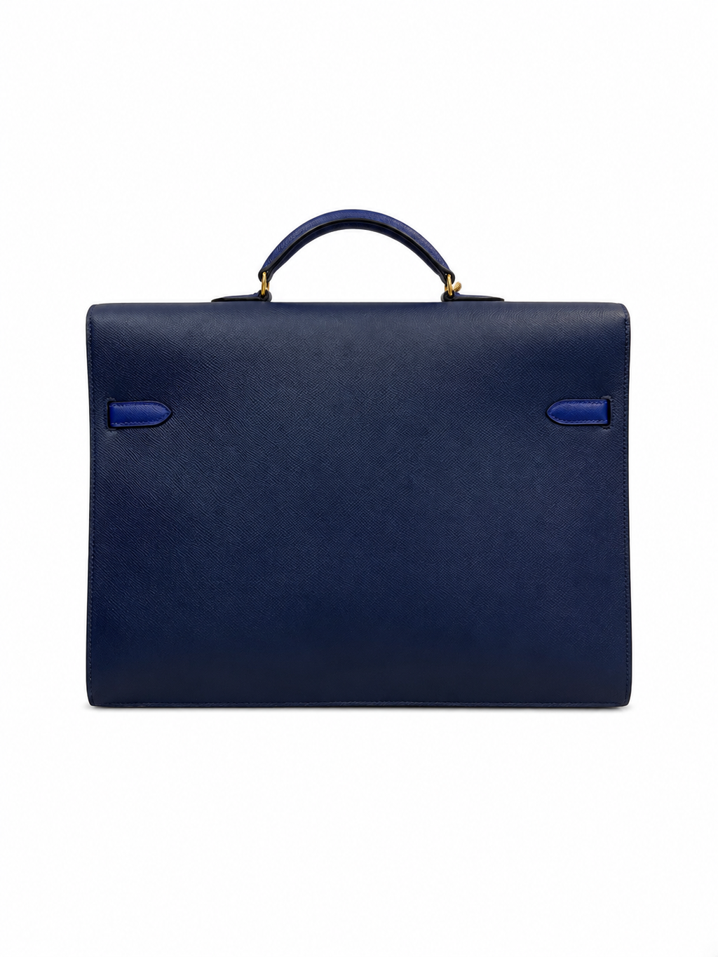 Hermès  Kelly Depeche Briefcase 38 Epsom in dual Blue colour with Gold Hardware