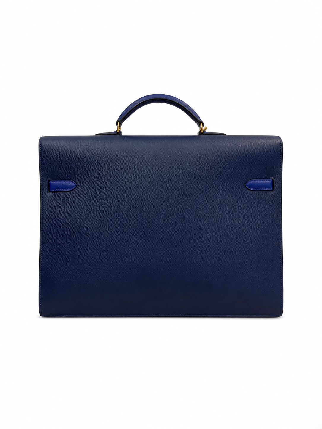Hermès  Kelly Depeche Briefcase 38 Epsom in dual Blue colour with Gold Hardware