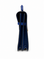 Hermès  Kelly Depeche Briefcase 38 Epsom in dual Blue colour with Gold Hardware