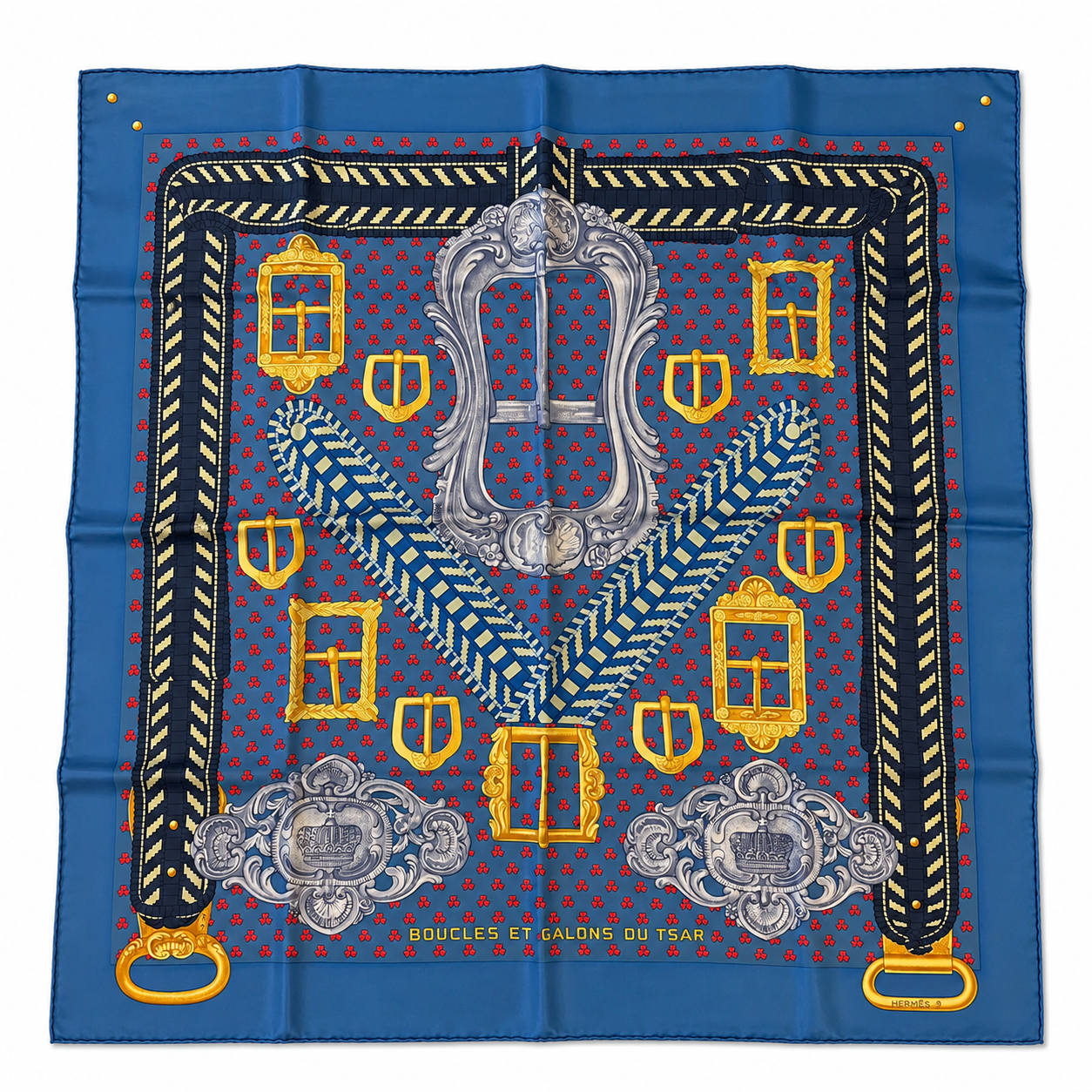 Hermes Carre Wash - Boucles Et Galons Du