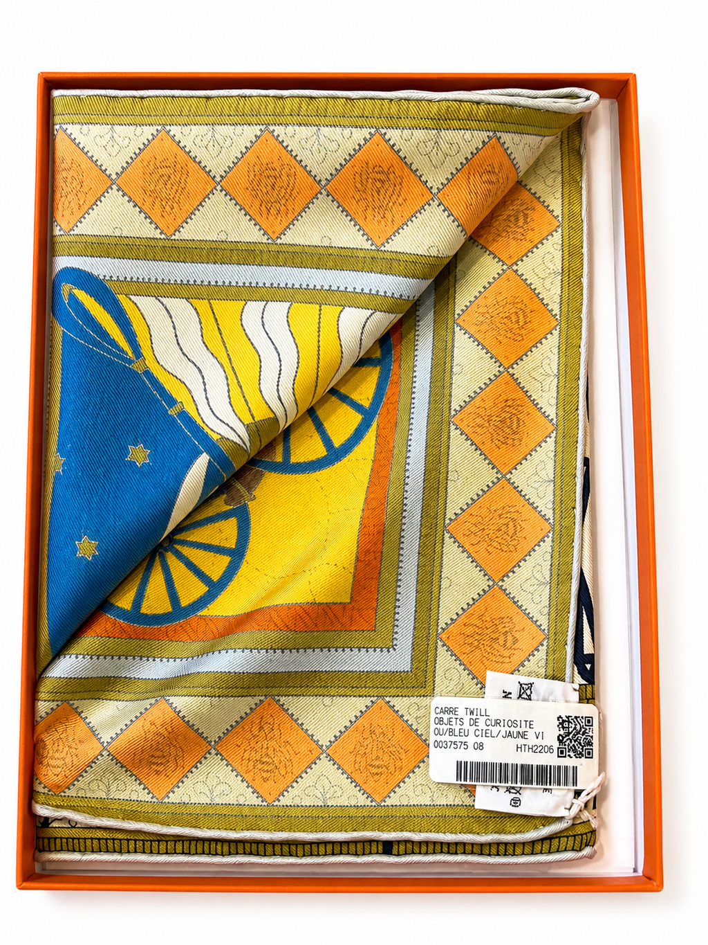 Hermes Carre Twill - Objets De Curiosite