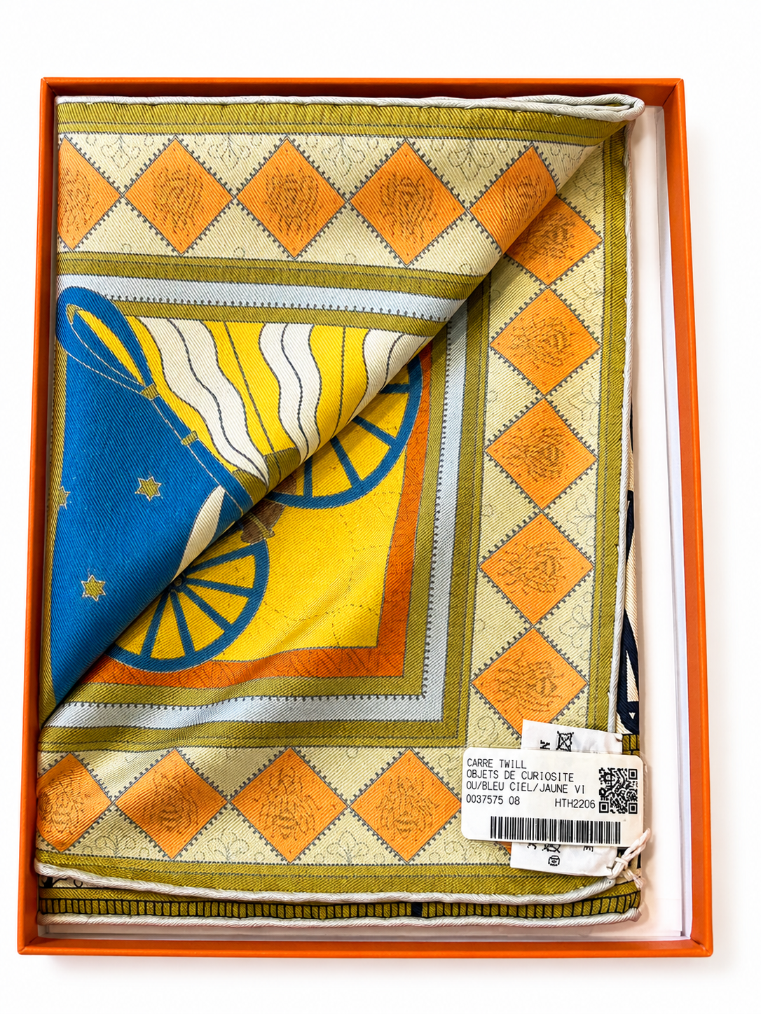 Hermes Carre Twill - Objets De Curiosite