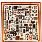 Hermes Carre Twill - Carre En Bouncles