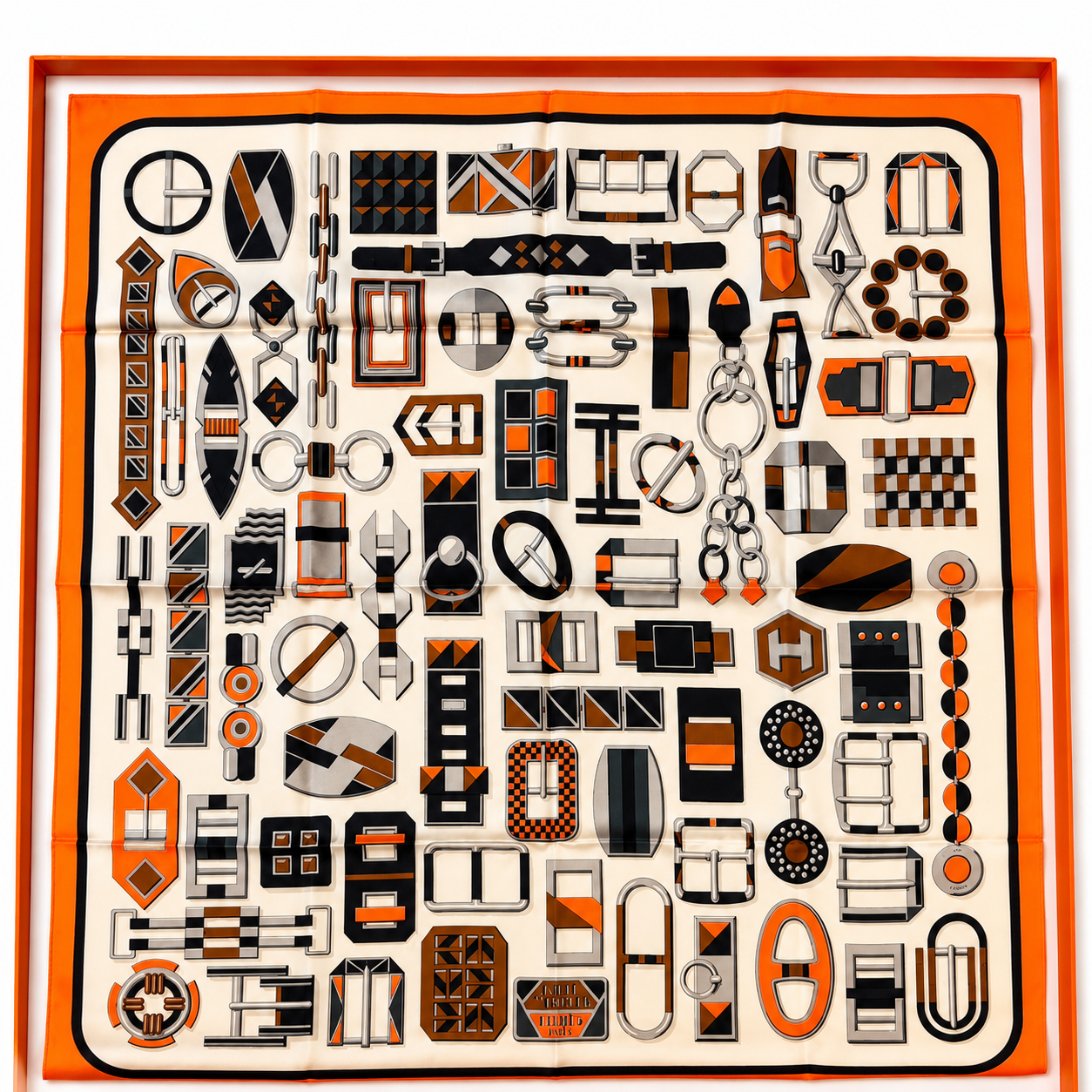 Hermes Carre Twill - Carre En Bouncles