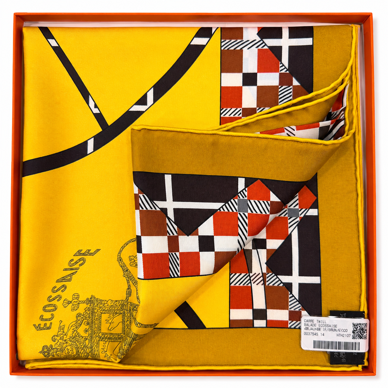 Hermes Carre Twill - Balade Ecossaise