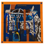 Hermes Carre Twill - Selle De Dignitaire