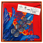 Hermes Carre Twill - Danse Pacifique Rouge