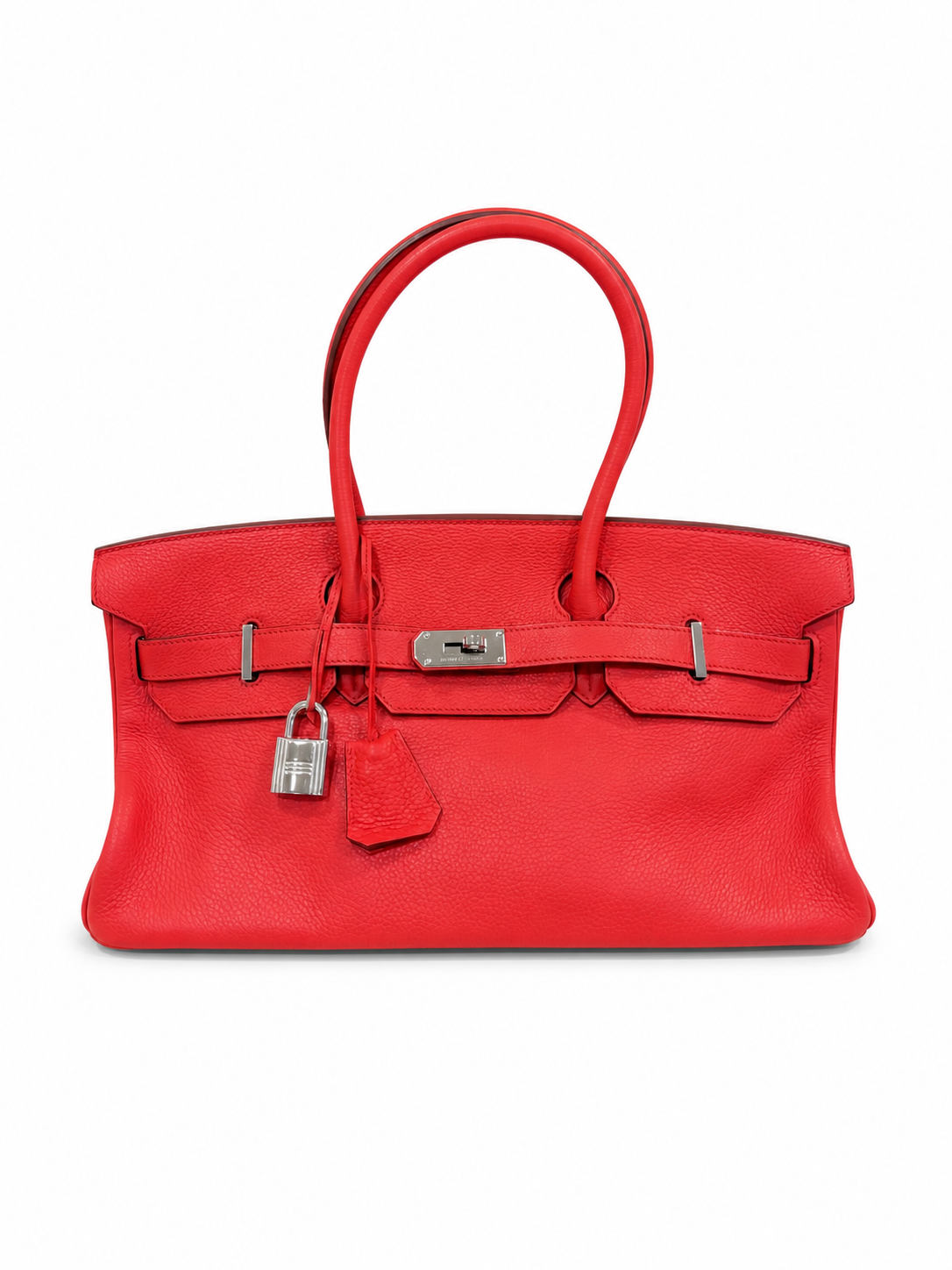 Hermès Birkin shoulder 42 in Bougainvillier Togo Leather with Palladium Hardware