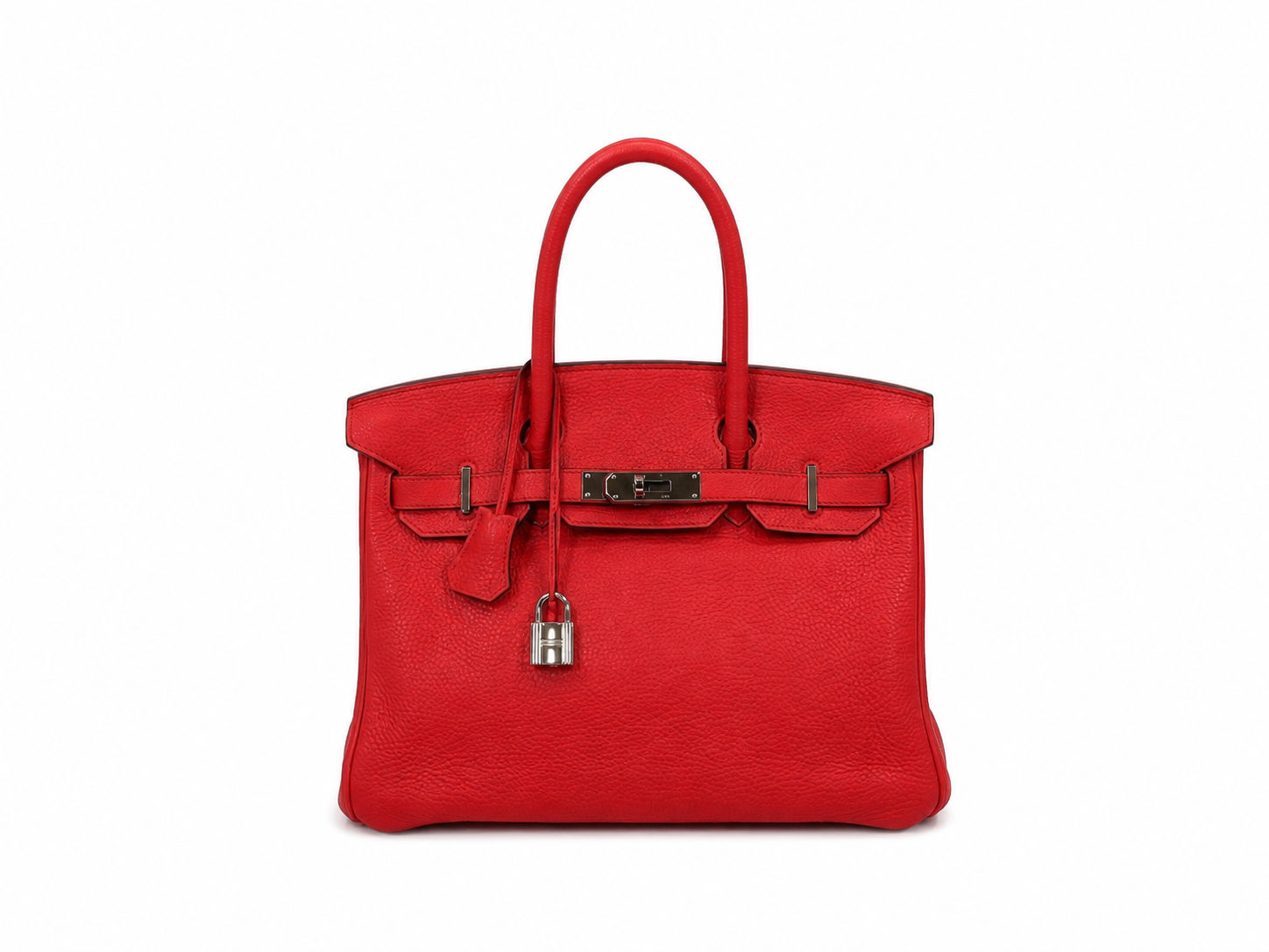 Hermès Birkin 30 in Rouge Pivoine Togo Leather with Palladium Hardware