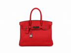 Hermès Birkin 30 in Rouge Pivoine Togo Leather with Palladium Hardware