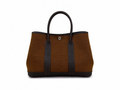 Hermès Garden Party 30 in Ebene/Marron Fonce with Palladium Hardware