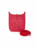 Hermès mini Evelyne in Rose d'Été with Palladium Hardware