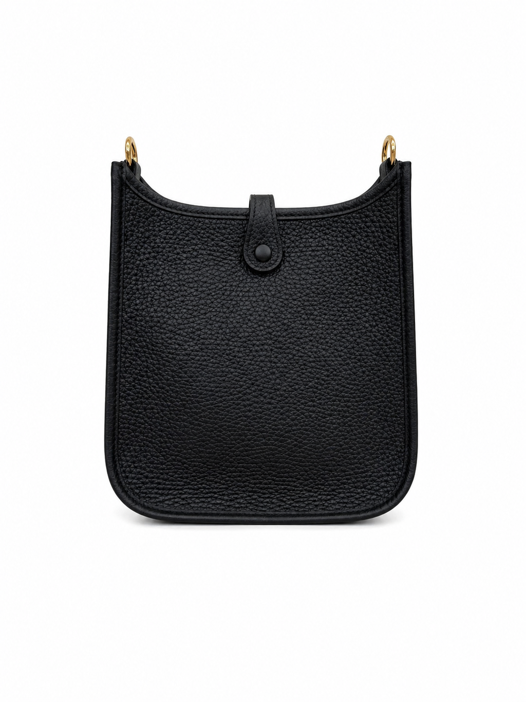 Hermès mini Evelyne in Black with Gold Hardware