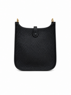 Hermès mini Evelyne in Black with Gold Hardware