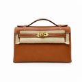 Hermes Kelly Pochette in Gold Swift leather with Gold Hardwares - deposit