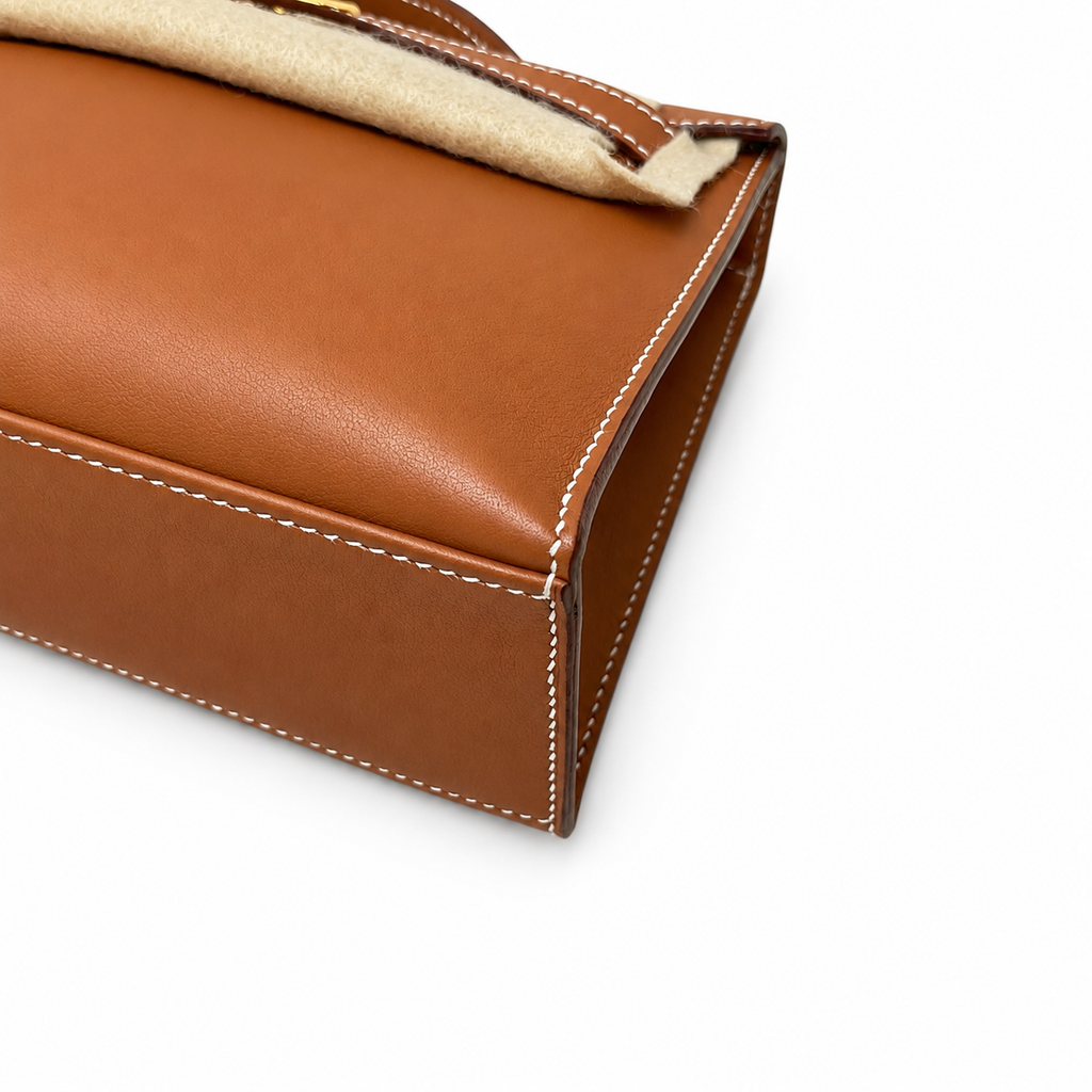Hermes Kelly Pochette in Gold Swift leather with Gold Hardwares - deposit