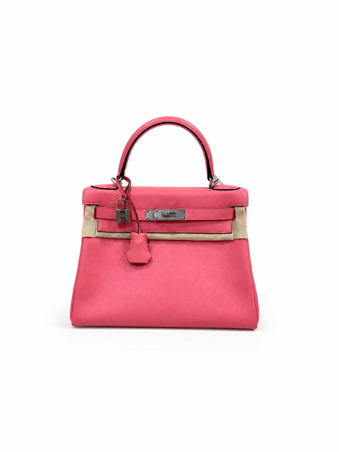Hermès Kelly 28 in K4 Rose Été Evercolor Leather with Palladium Hardware