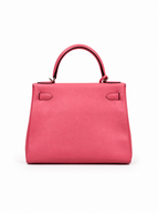 Hermès Kelly 28 in K4 Rose Été Evercolor Leather with Palladium Hardware