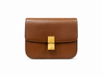 Celine Classic Box bag in Camel colour with gold-tone hardware
