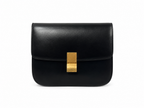 Celine Classic Box bag in Black colour with gold-tone hardware
