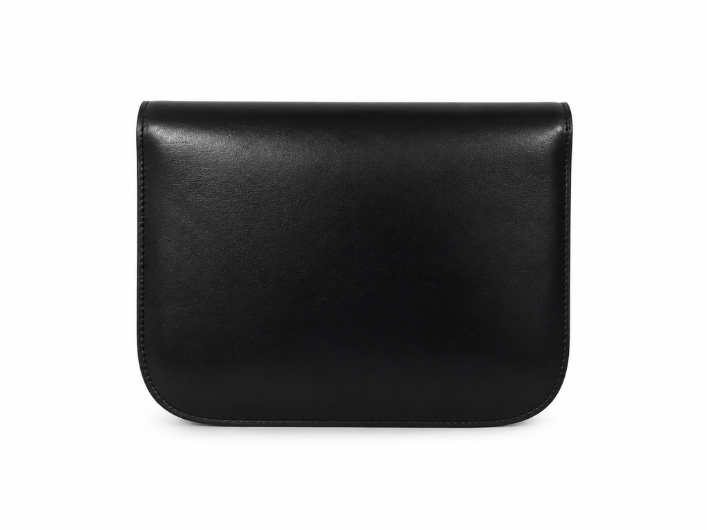 Celine Classic Box bag in Black colour with gold-tone hardware