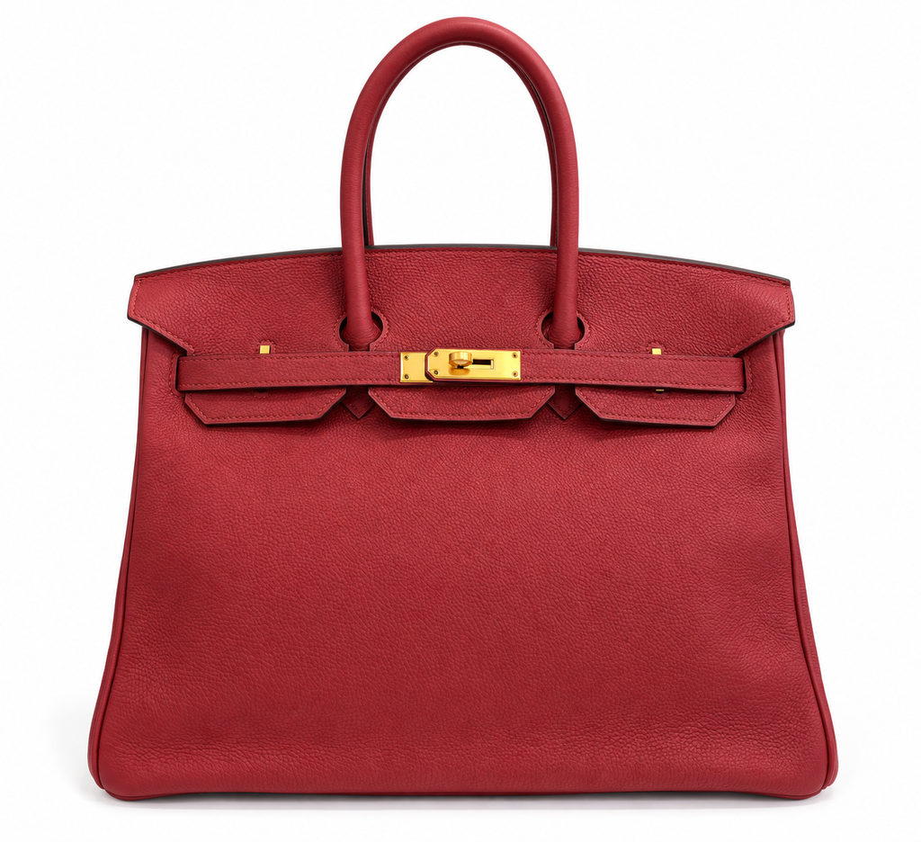 Hermès Birkin 35 in Rouge Grenat Togo Leather with Gold Hardware