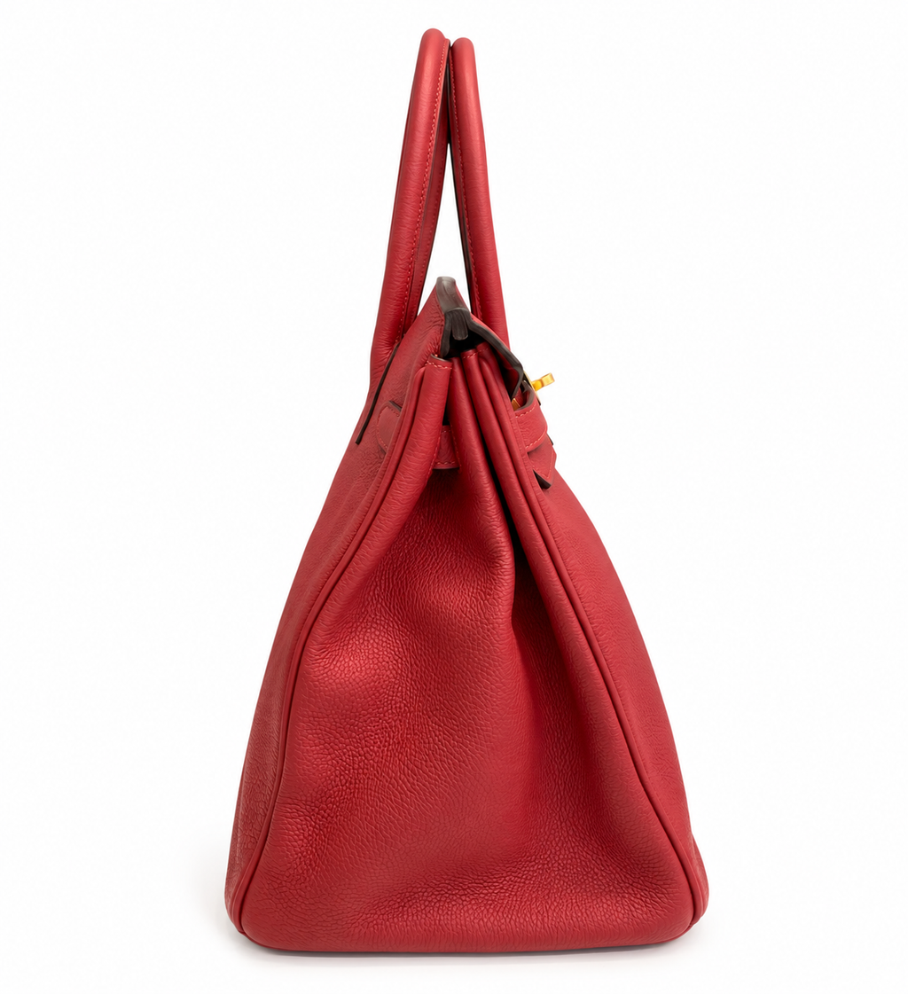 Hermès Birkin 35 in Rouge Grenat Togo Leather with Gold Hardware